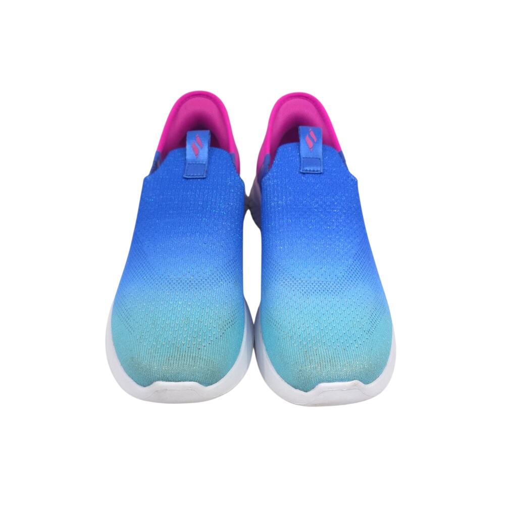 Skechers Ultra Flex 3.0 Slip-On Sneakers in Ombre Blue & Pink - Picture 2 of 8